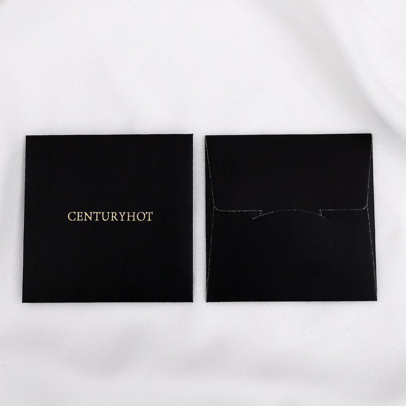 100 Black Jewelry Cleaning Cloths 8x8cm, Silver Polishing Cloth, Custom Logo Available-zoom-