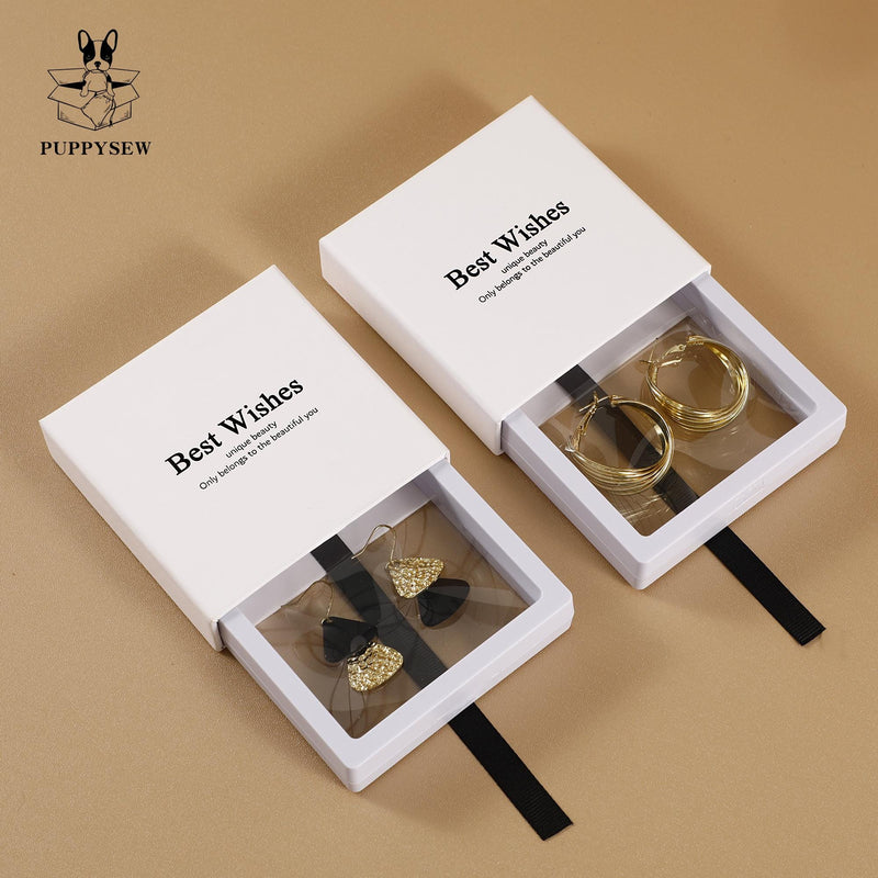 Custom Logo Jewelry Gift Box: Transparent Suspension Display-zoom-