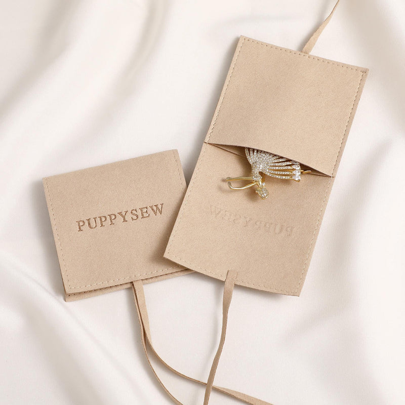 Custom Embossed Microfiber Jewelry Bag – Elegant Gift Packaging-zoom-