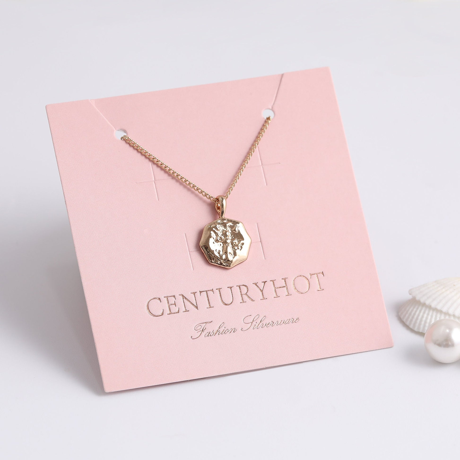 Custom Logo Jewelry Card, Necklace Display Packaging, Earring Card (100pcs)-9