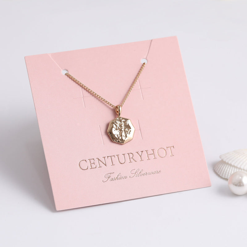 Custom Logo Jewelry Card, Necklace Display Packaging, Earring Card (100pcs)-zoom-