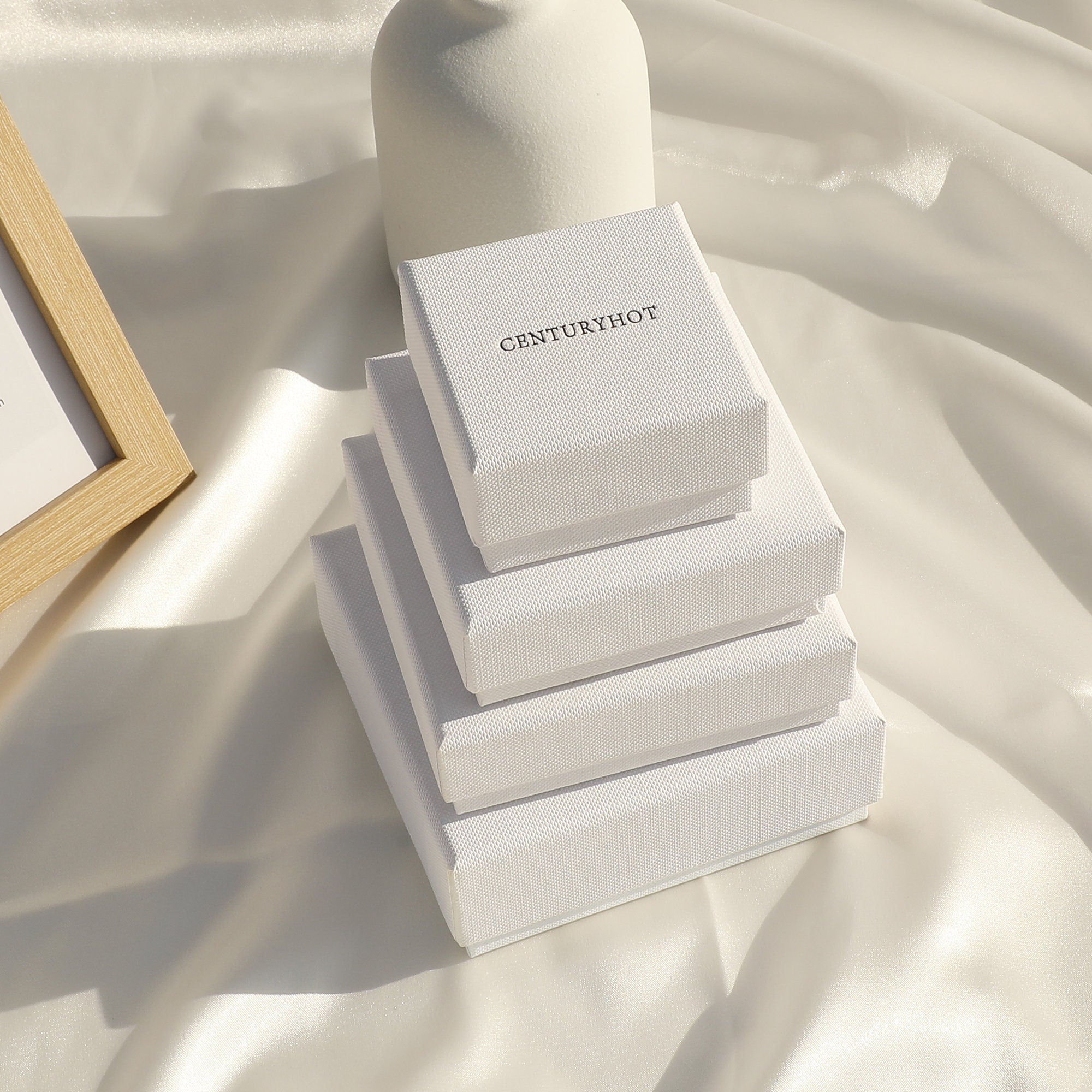 50 Pcs Custom Logo Jewelry Gift Box: Ring, Necklace, Bracelet-zoom-3