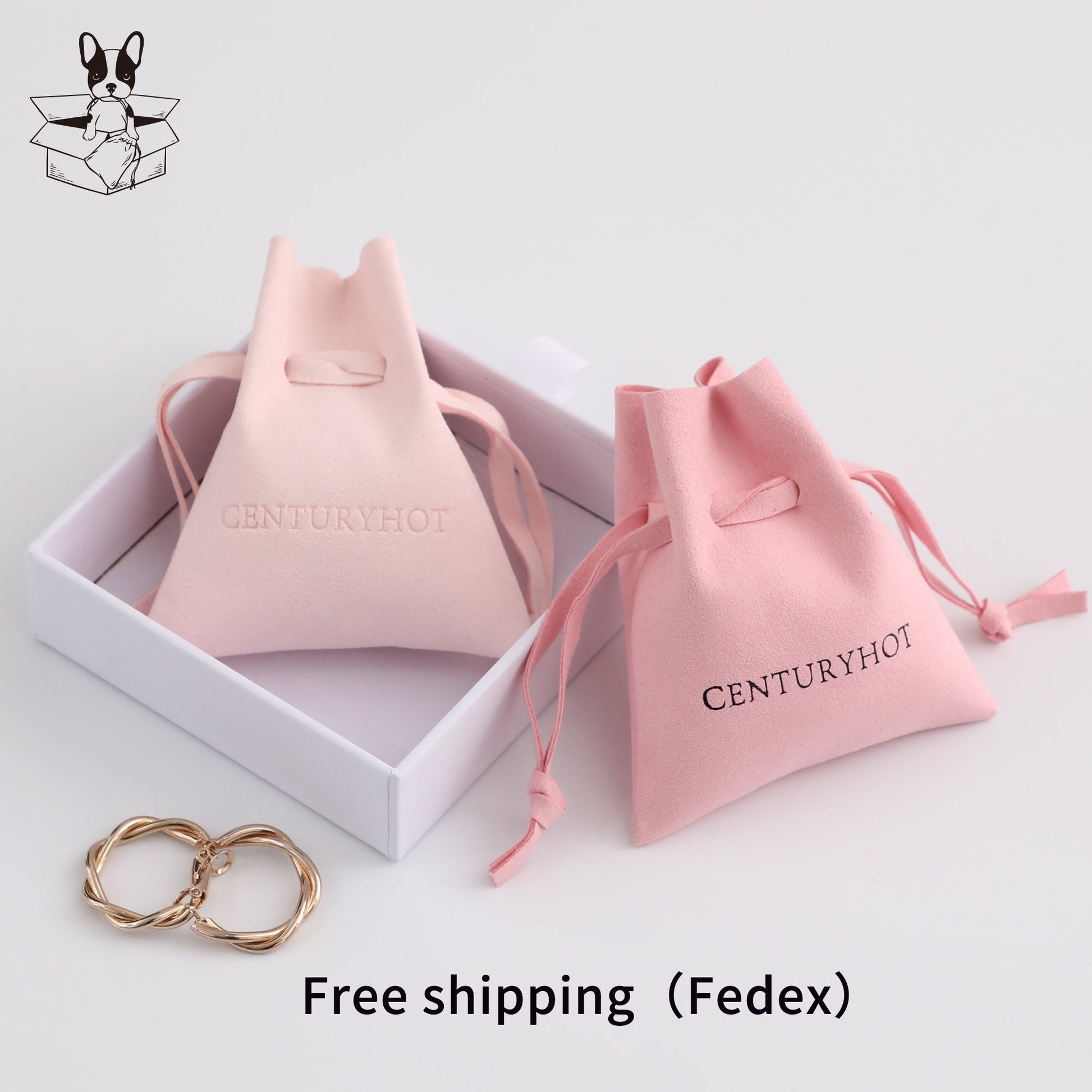 Personalized Microfiber Jewelry Bag with Custom Logo-3