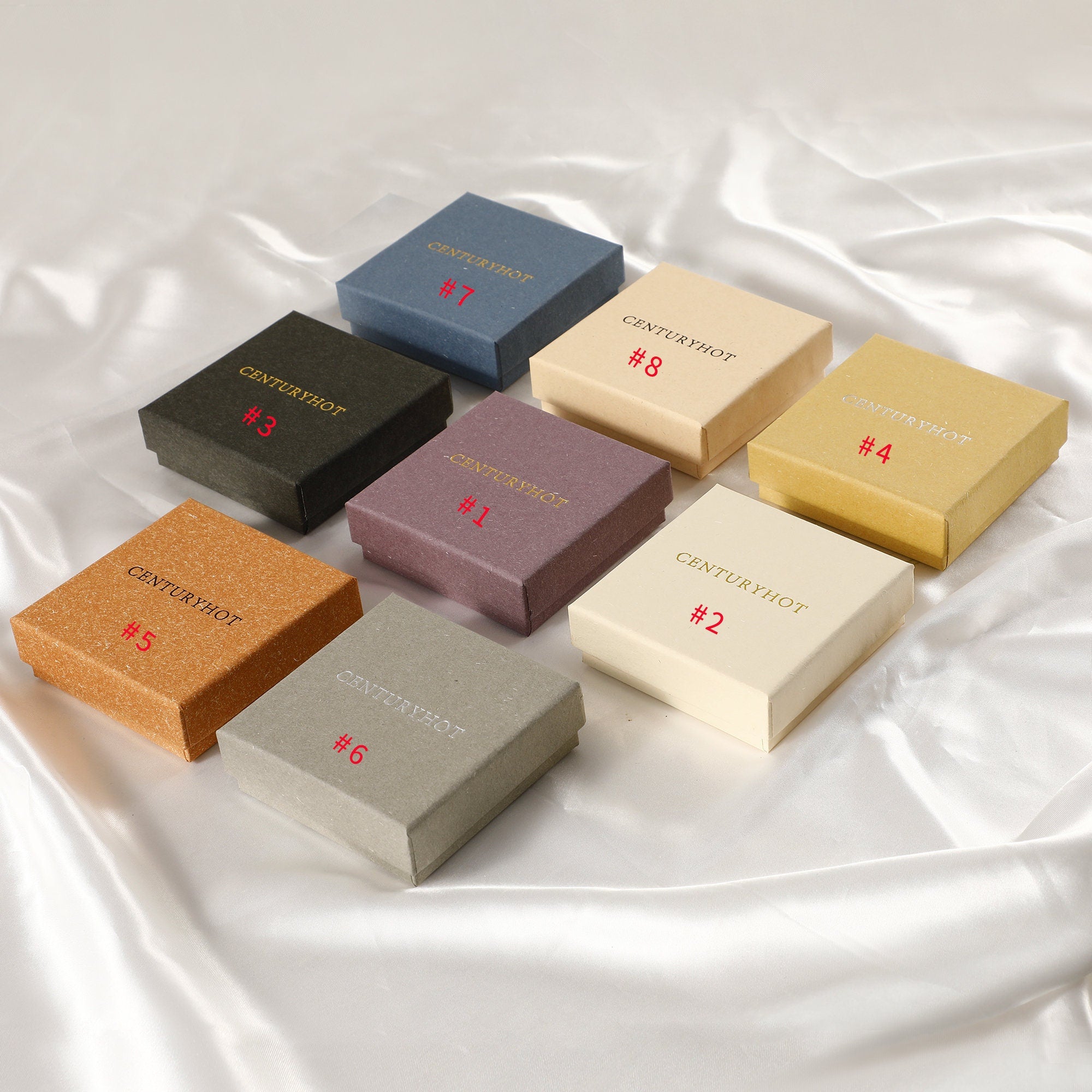 Custom Logo Jewelry Box - Necklace, Earrings, Ring Packaging-zoom-9