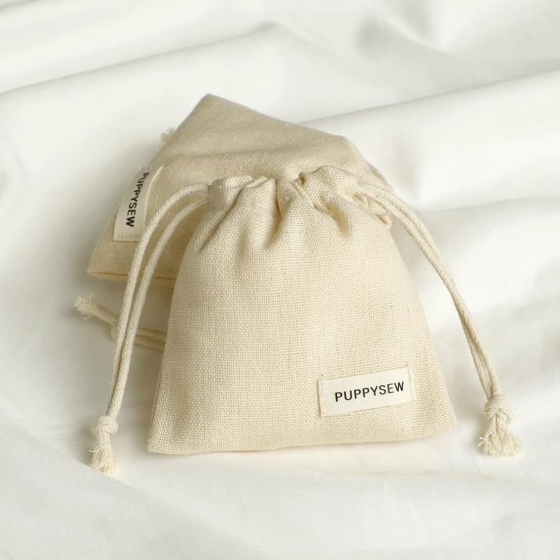 Customizable Cotton Canvas Drawstring Bag: Logo Jewelry Packaging-zoom-