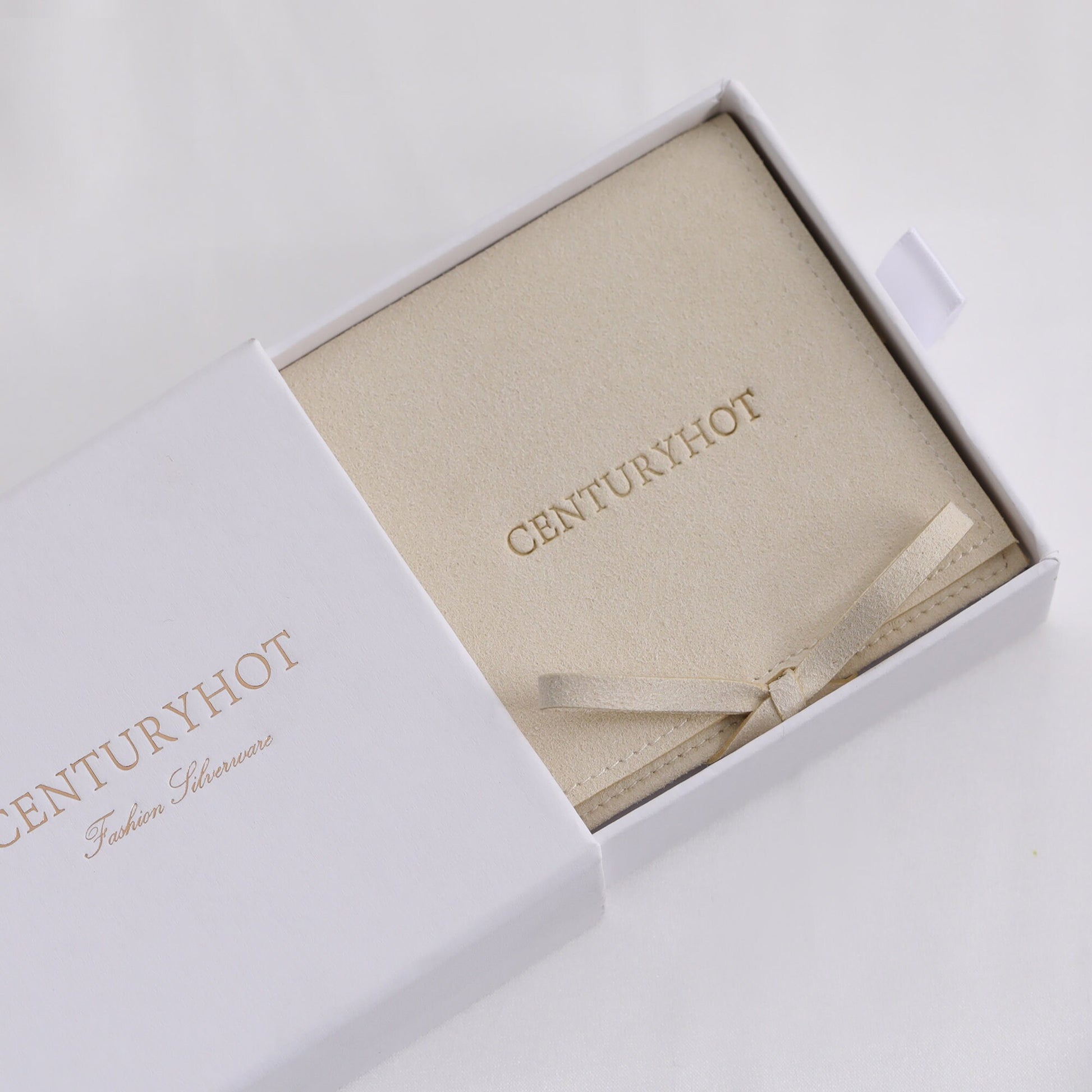 Custom Embossed Microfiber Jewelry Bag, Personalized Logo Packaging-4