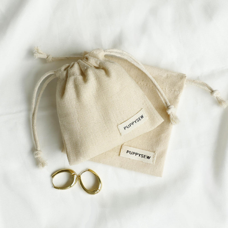 Customizable Cotton Canvas Drawstring Bag: Logo Jewelry Packaging-zoom-