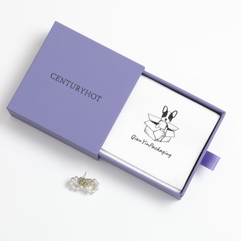 Custom Paper Jewelry Box (9x9x3cm), Personalized Logo, Bulk 50pcs-zoom-