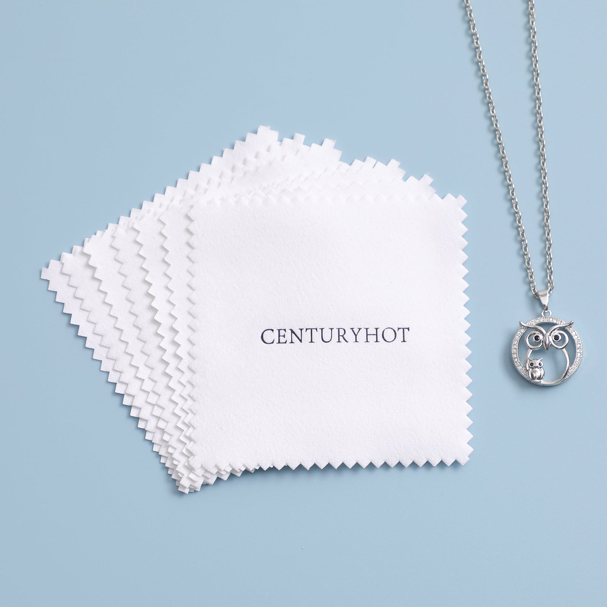 100pcs 8×8cm jewelry cleaning cloth, silver polishing cloth, custom logo-1