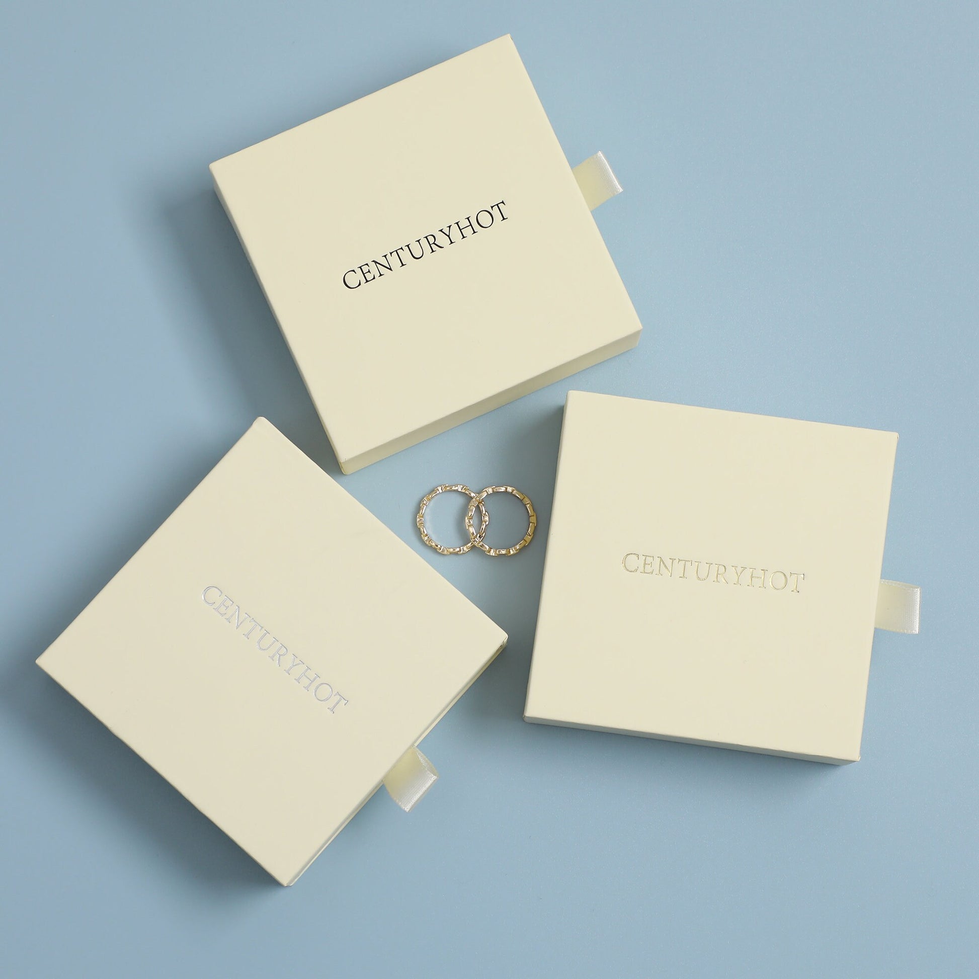 Custom Cream Jewelry Box: Logo, Drawer Style, Bulk (50pcs)-4