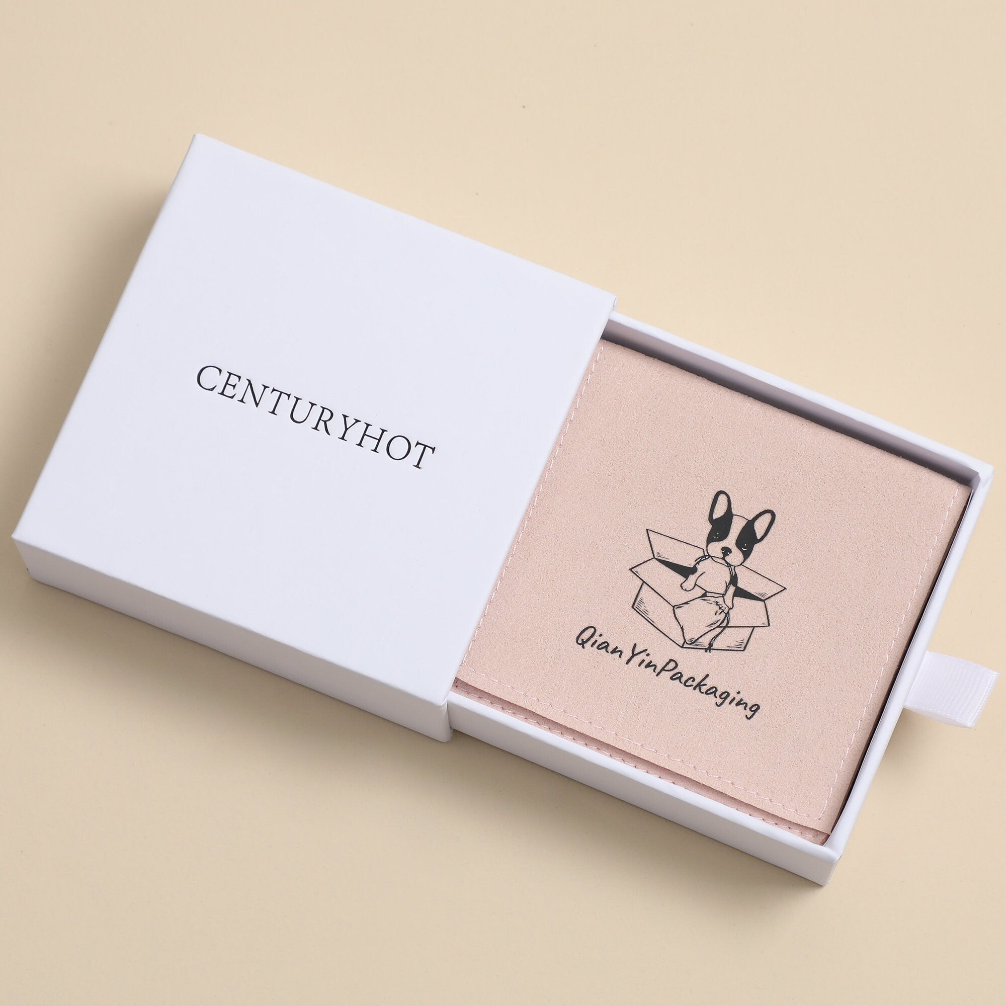 Custom Logo Jewelry Box, Chic Drawer Style Gift Packaging-zoom-8