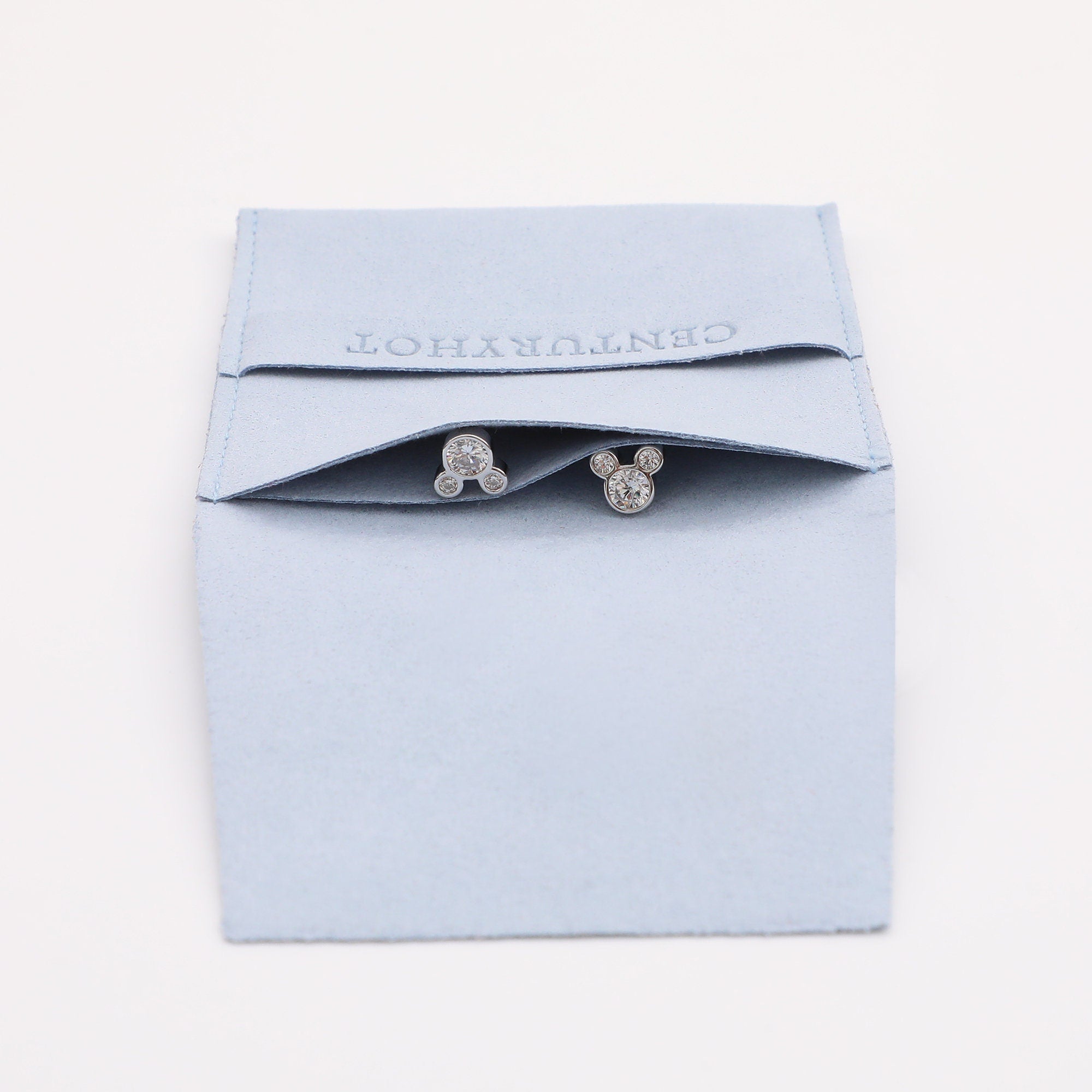 Peacock Blue Microfiber Jewelry Bag, Custom Logo Packaging-zoom-5