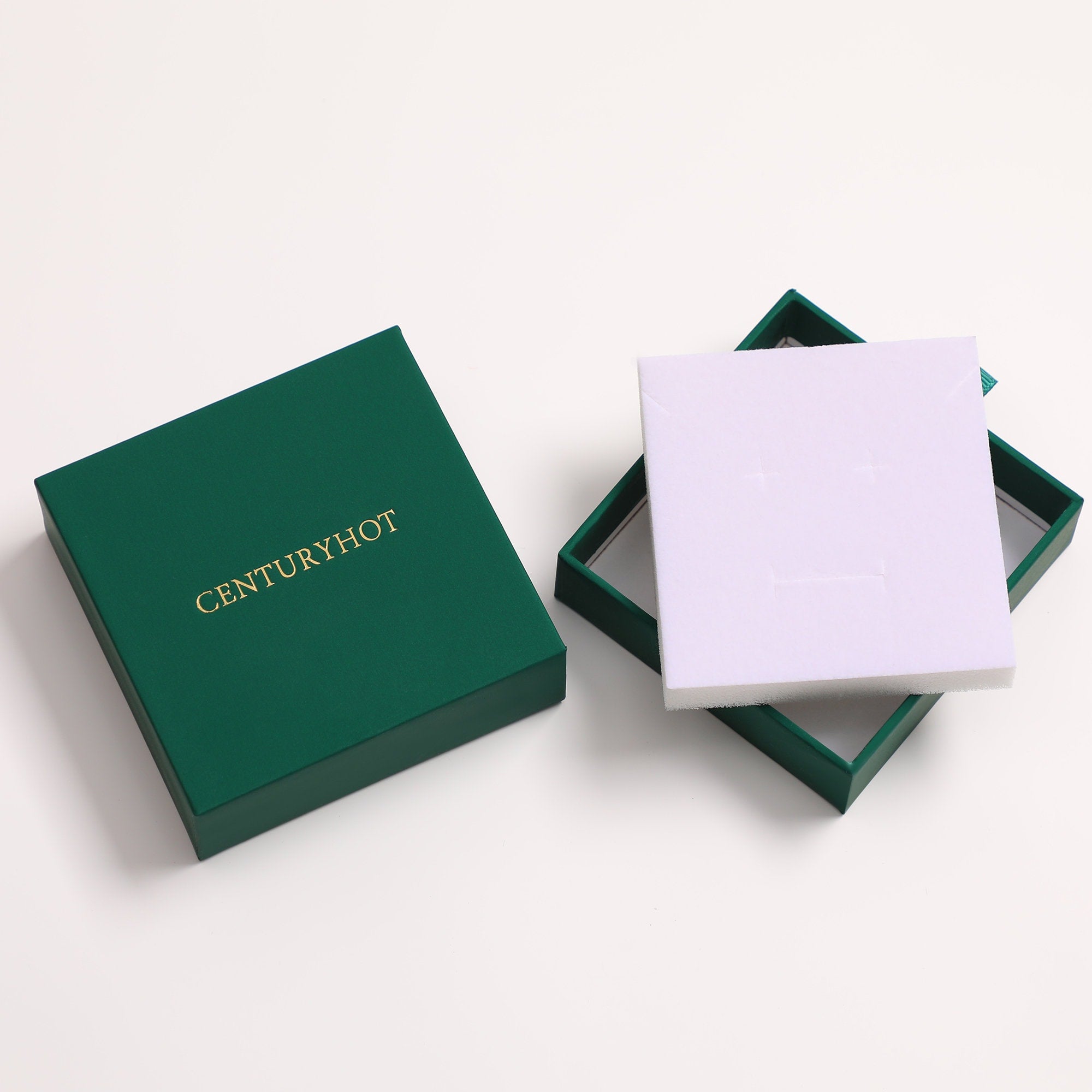 Personalized Jewelry Box: 50 White Paper Drawer Boxes, Custom Logo-zoom-3