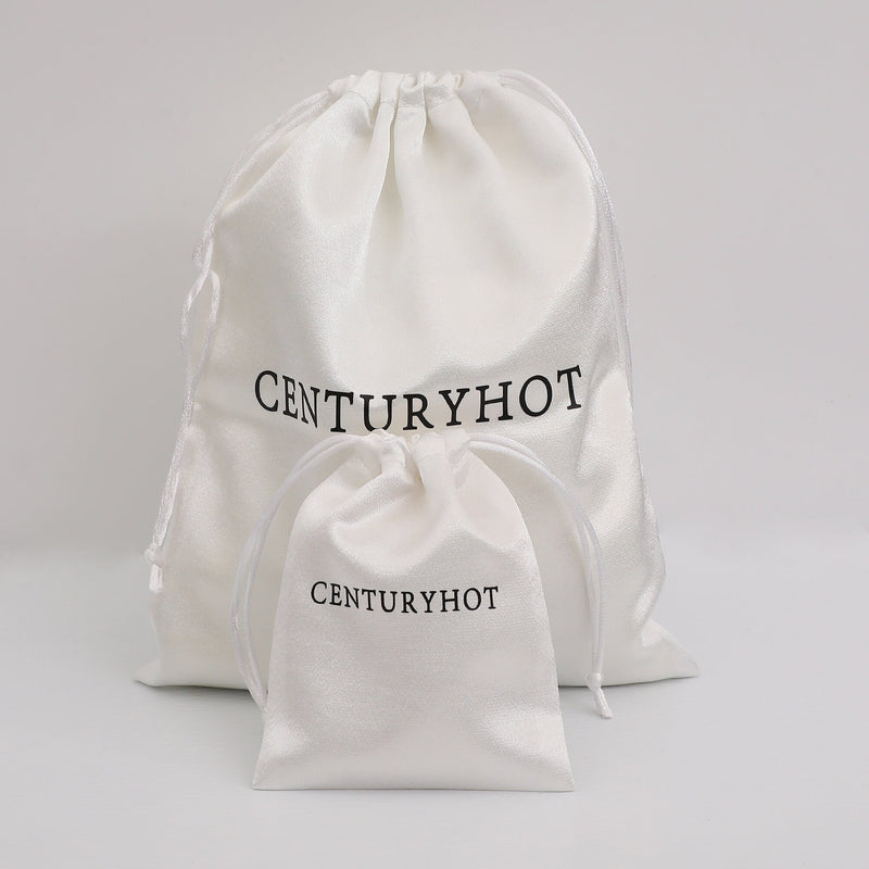 Custom Satin Drawstring Bags, Personalized Logo Printing, Jewelry Packaging-zoom-