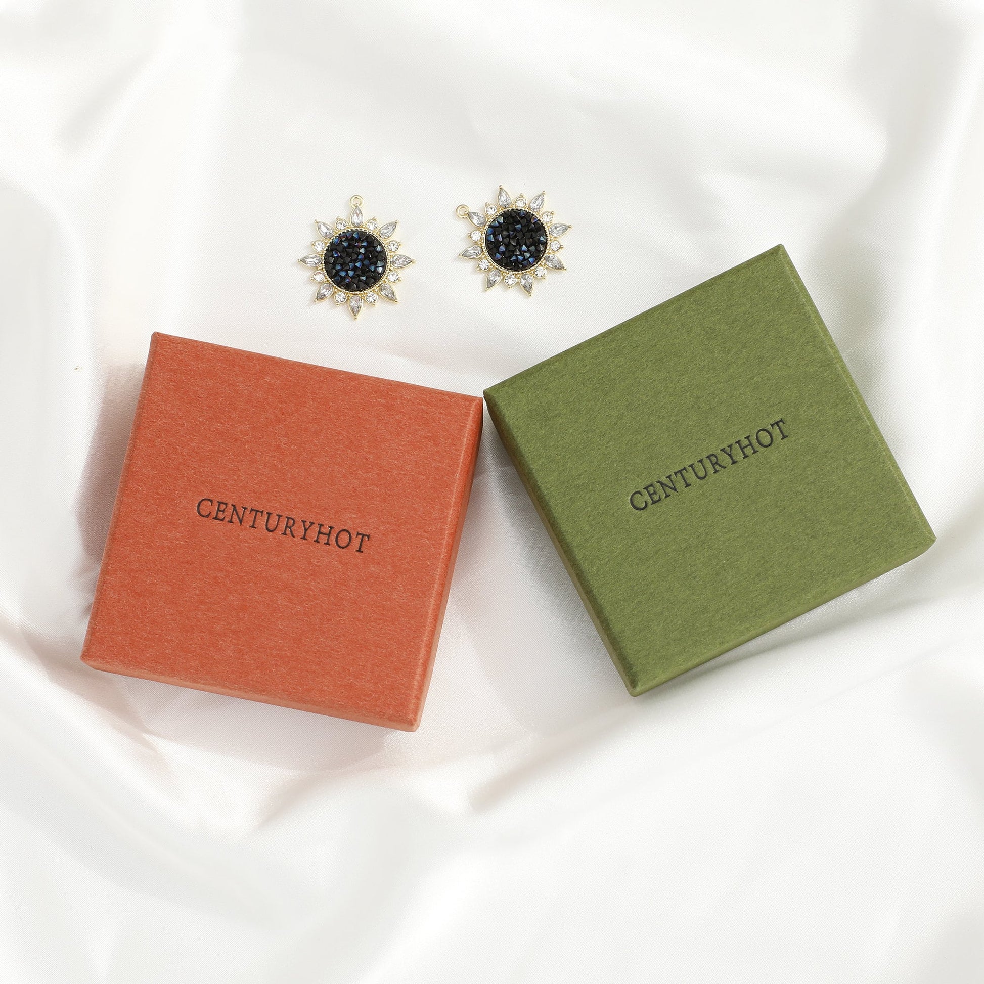 Custom Logo Jewelry Box, Personalized Necklace, Earrings, Ring Packaging (50pcs)-6