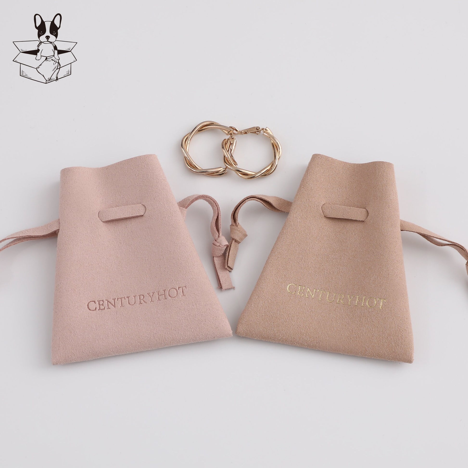 Personalized Microfiber Jewelry Bag with Custom Logo-6