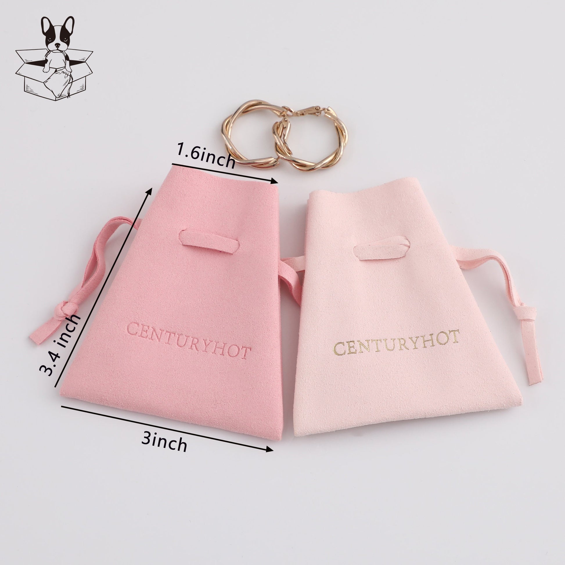 Personalized Microfiber Jewelry Bag with Custom Logo-5