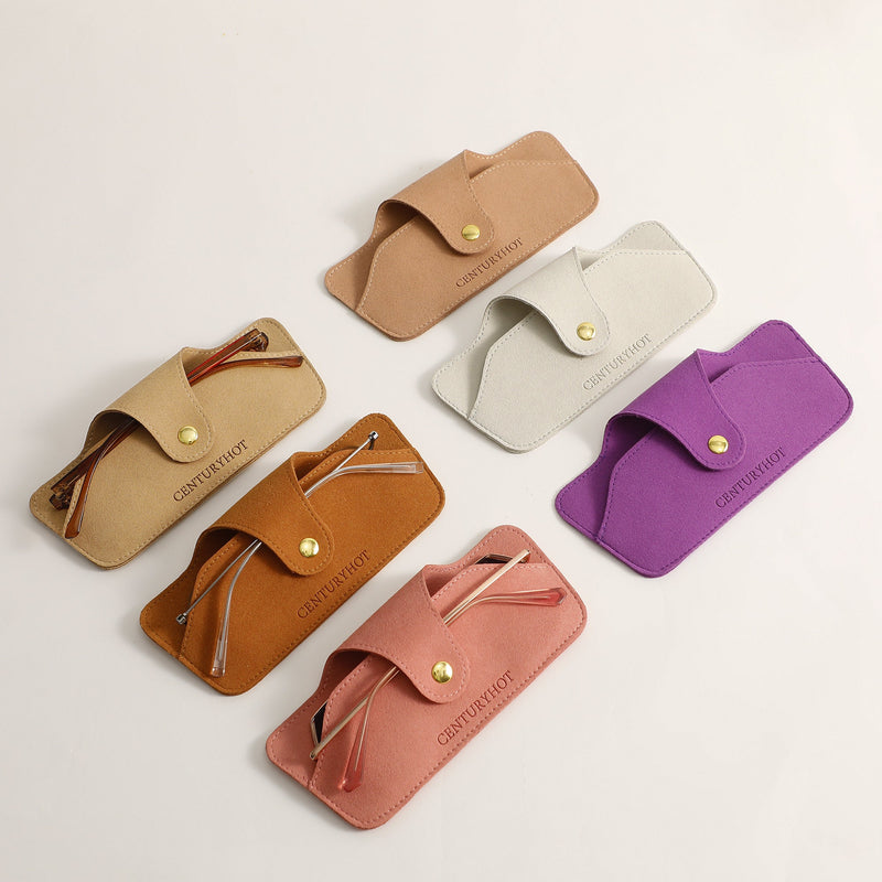 Personalized Sunglasses Bag: Stylish Microfiber Glasses Case, Custom Logo-zoom-