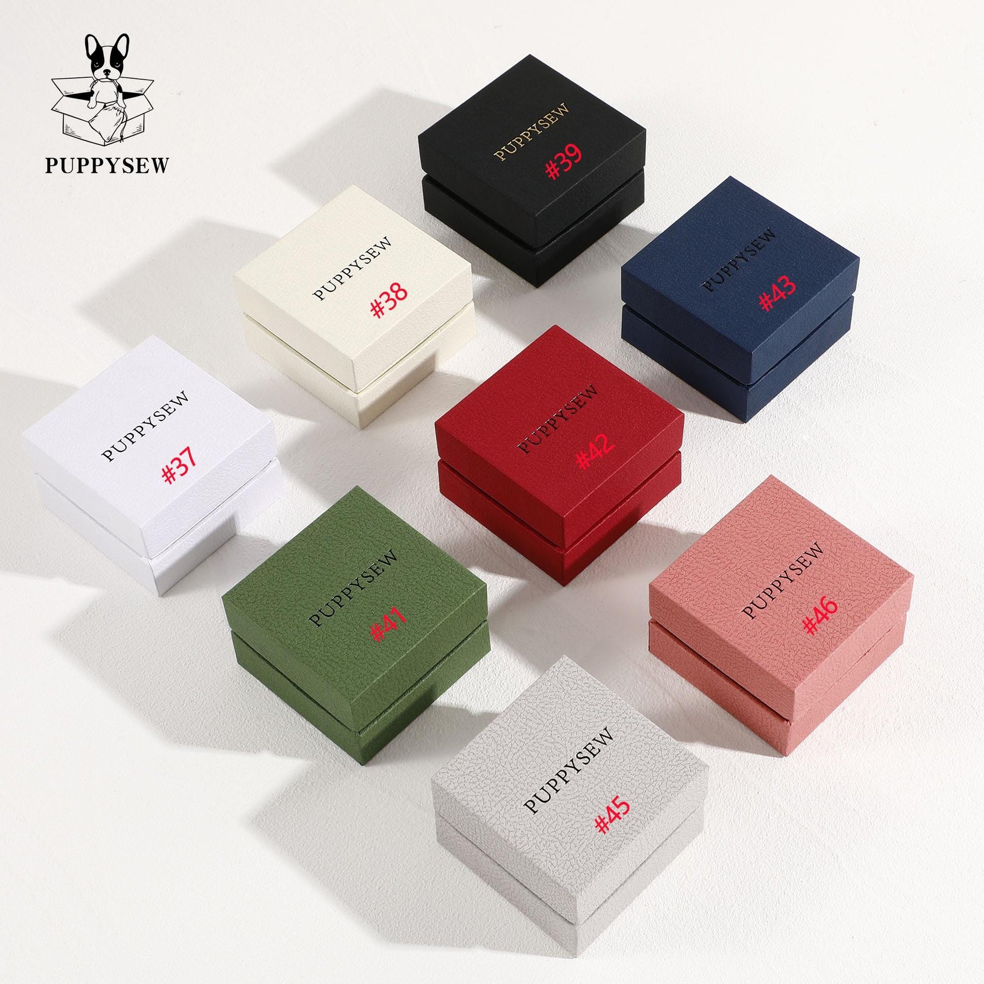 Customizable Jewelry Gift Box, Ring Earring Watch Box (6x6x4cm)-8