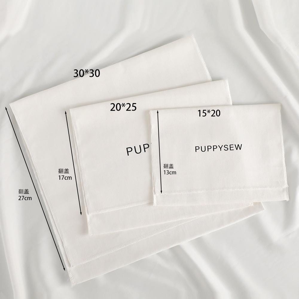50 Eco-Friendly Cotton Flap Bags: Jewelry, Cosmetic, and Shoe Packaging-10