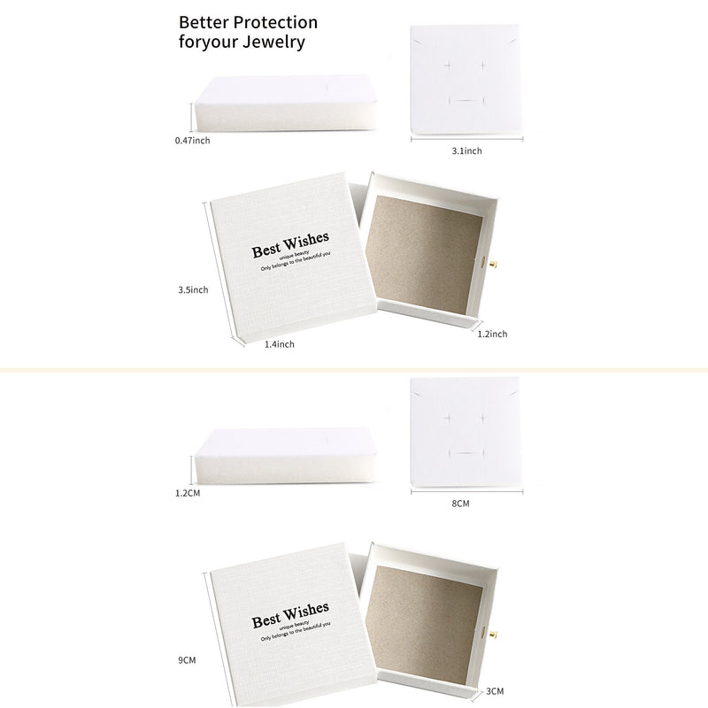 Customizable Jewelry Box with Metal Handle - Necklace, Ring Packaging (50pcs)-zoom-