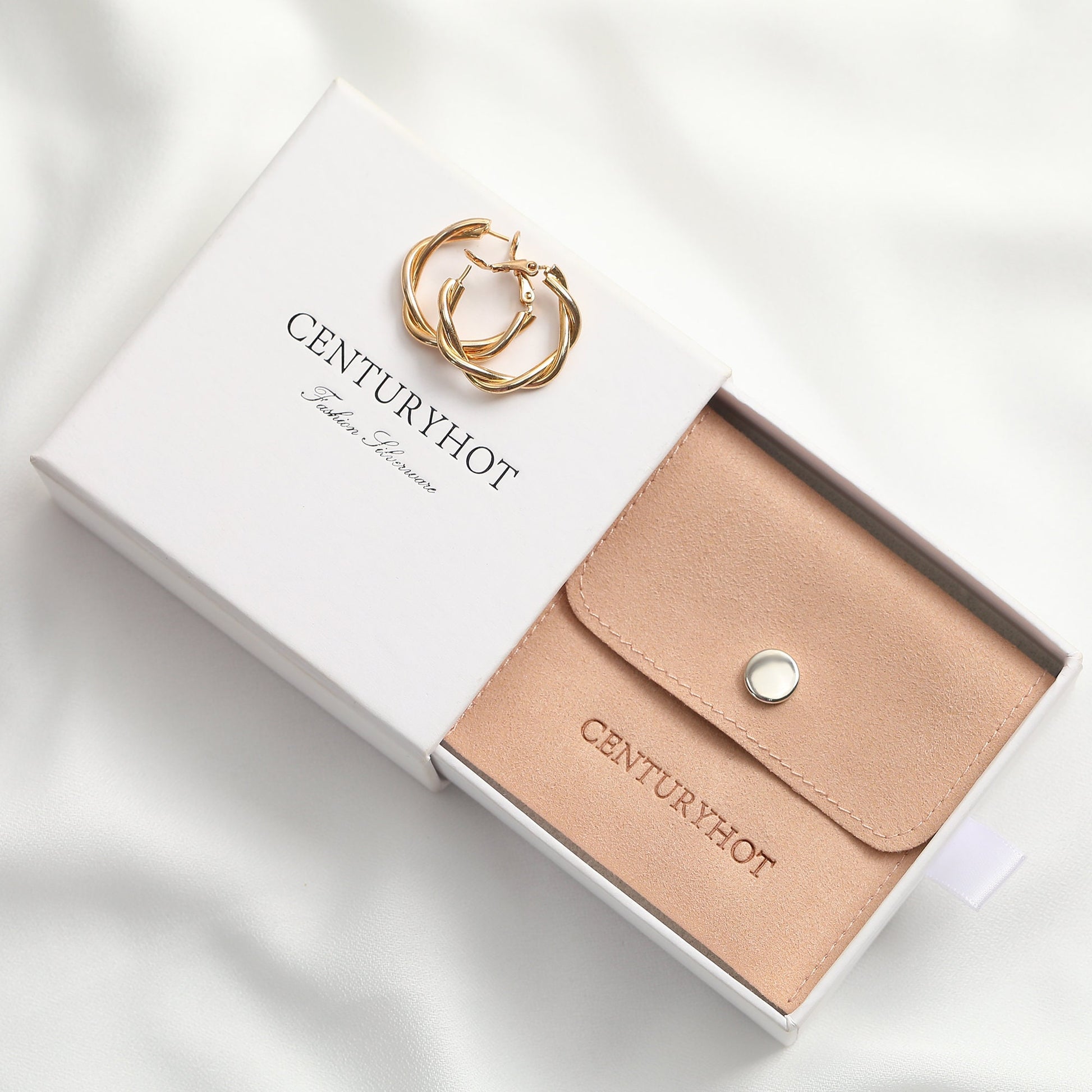 Personalized Microfiber Jewelry Bags with Logo, Fashion Packaging-7