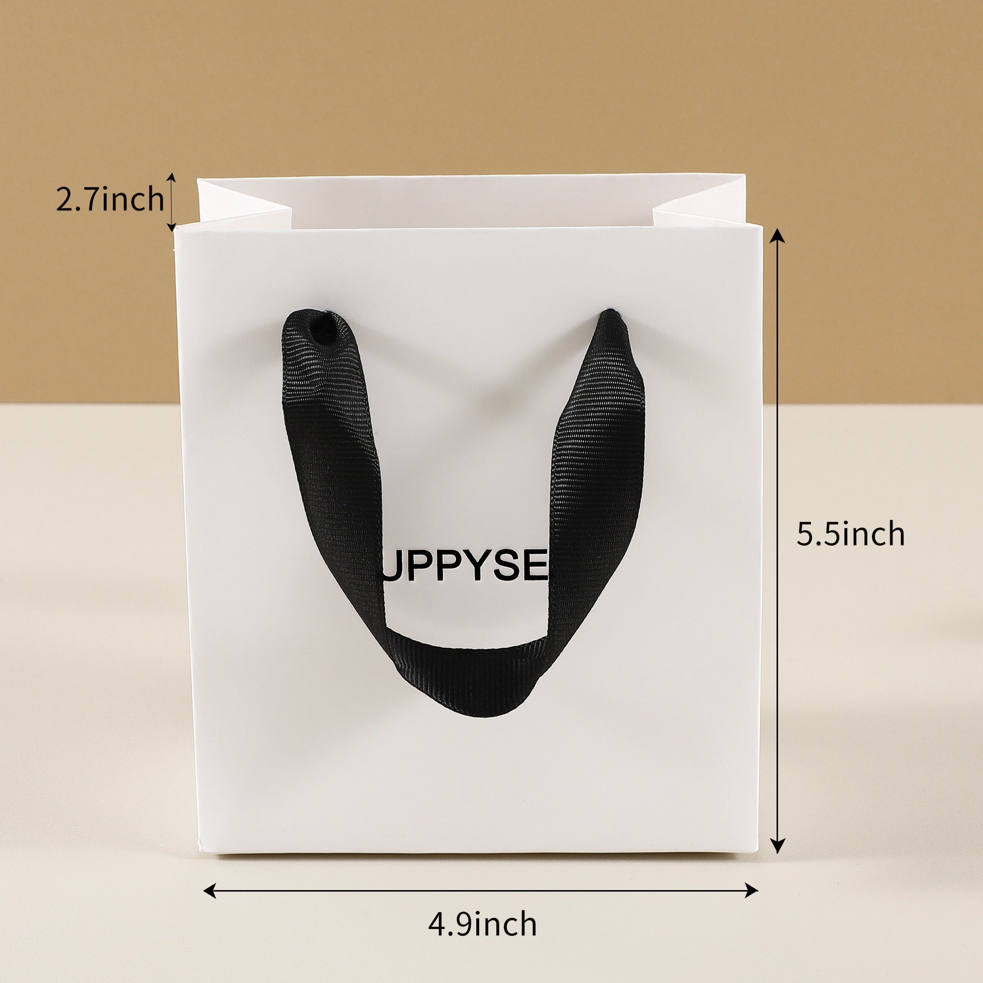 Custom Logo Paper Gift Bags, Retail Packaging