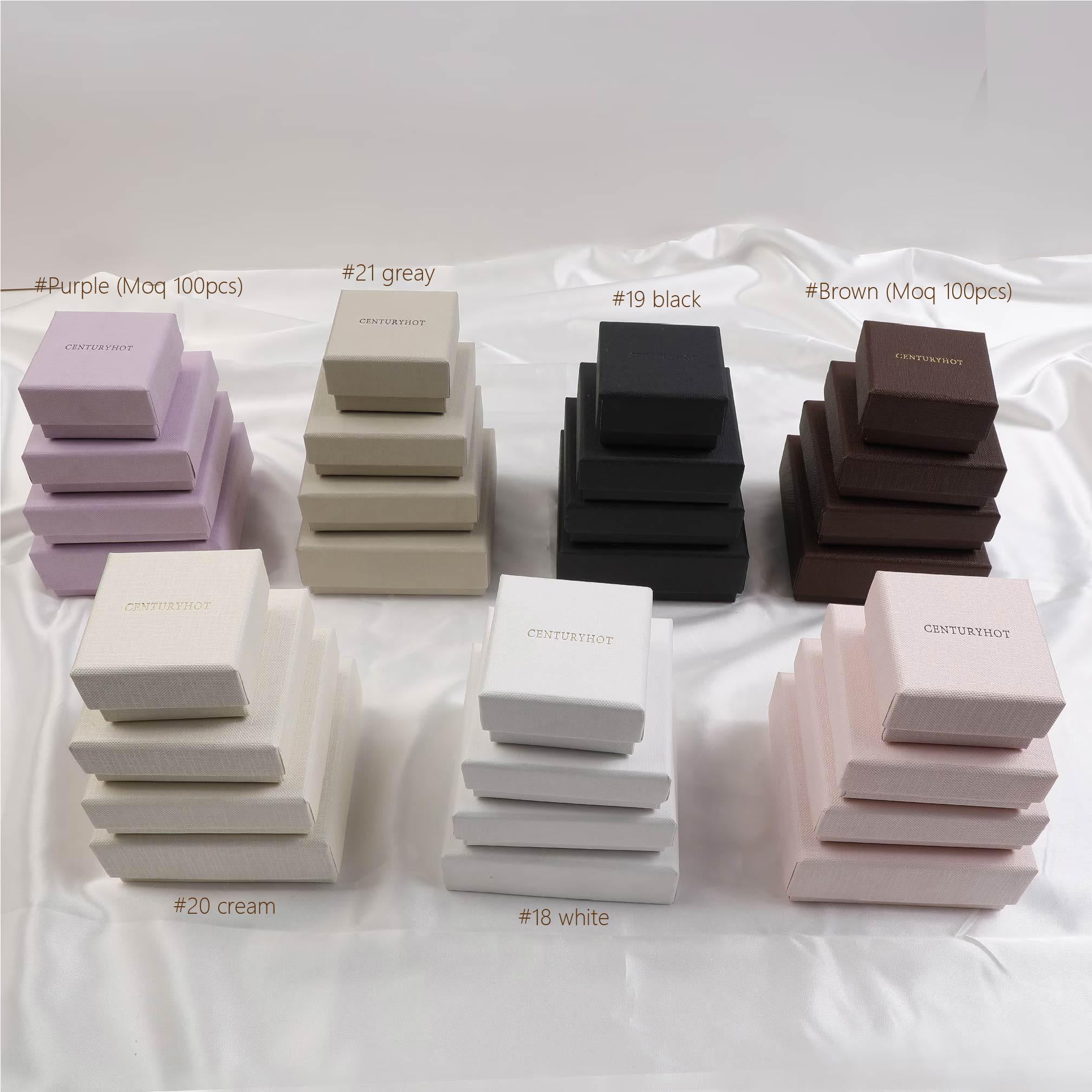 50pcs Custom Logo Jewelry Box with Snap Lid-zoom-10