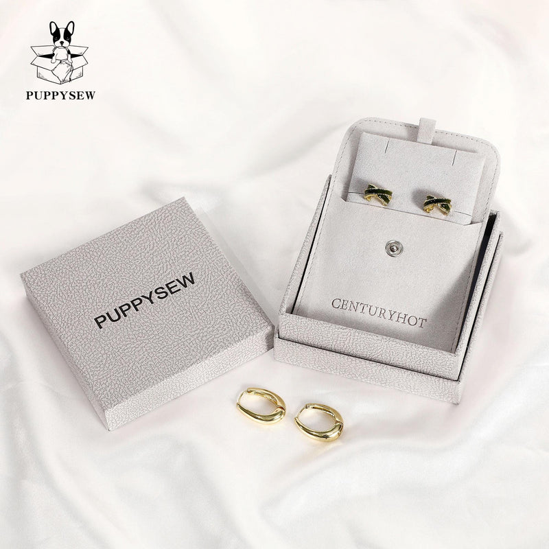 Custom Jewelry Box, Ring Earring Necklace Packaging, 9x9x4cm-zoom-