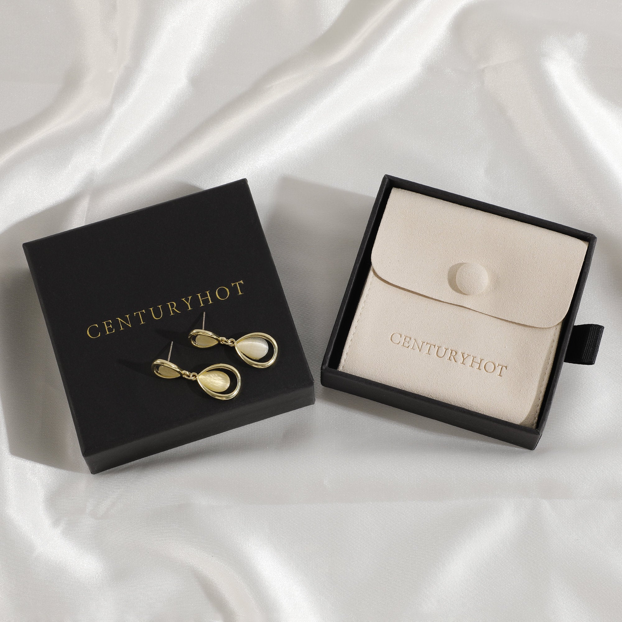 50 Jewelry Bag Pouch with Button Logo Custom Printed Card Earrings Necklace Packaging Bag-zoom-7