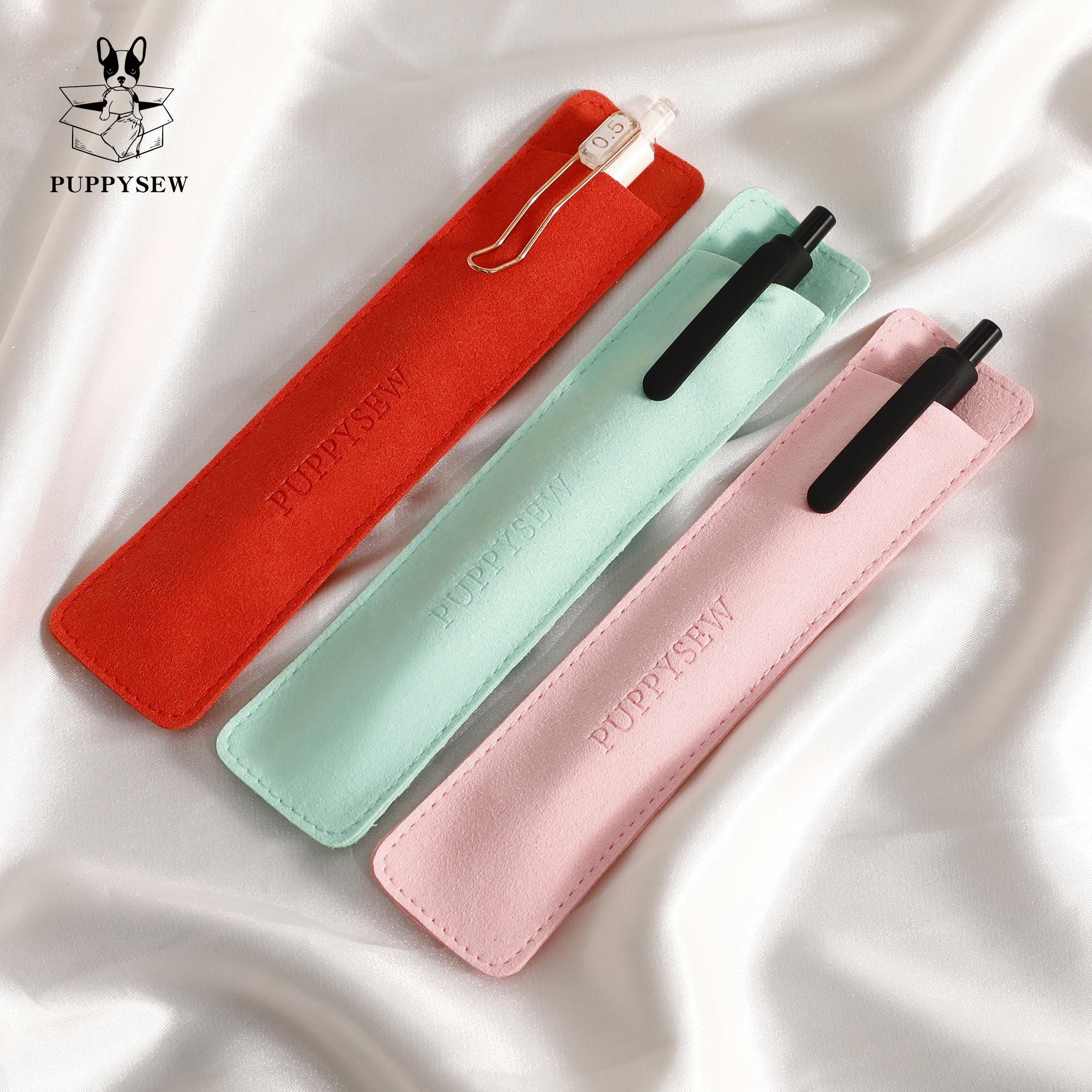 Microfiber Pen Case: Personalized Makeup Brush or Fountain Pen Cover
