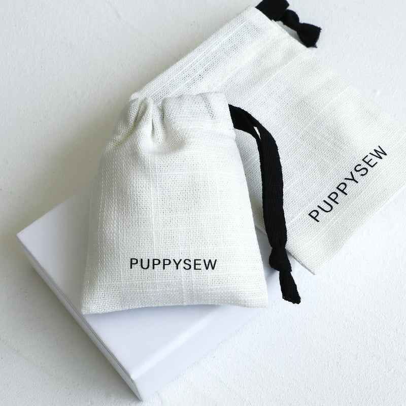 100 White Cotton Canvas Drawstring Bags, Personalized Logo Jewelry Packaging-zoom-