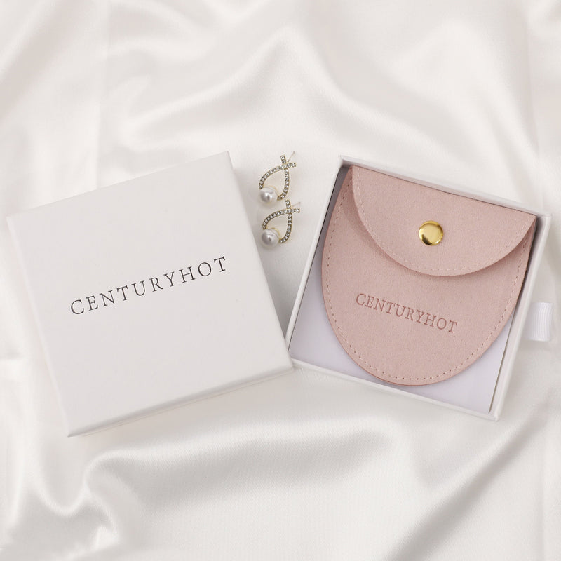 Personalized Embossed Microfiber Jewelry Bags, Custom Logo Packaging-zoom-