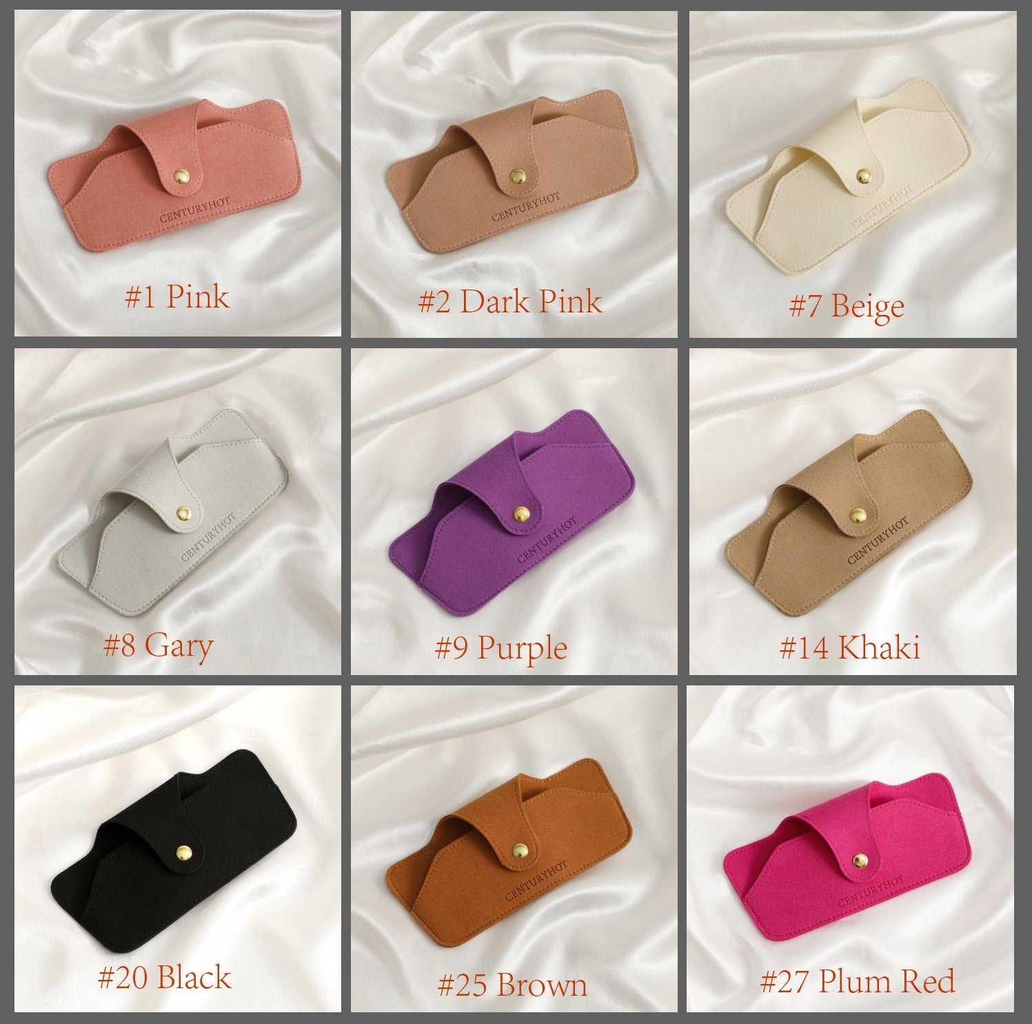 Personalized Sunglasses Bag: Stylish Microfiber Glasses Case, Custom Logo-zoom-10