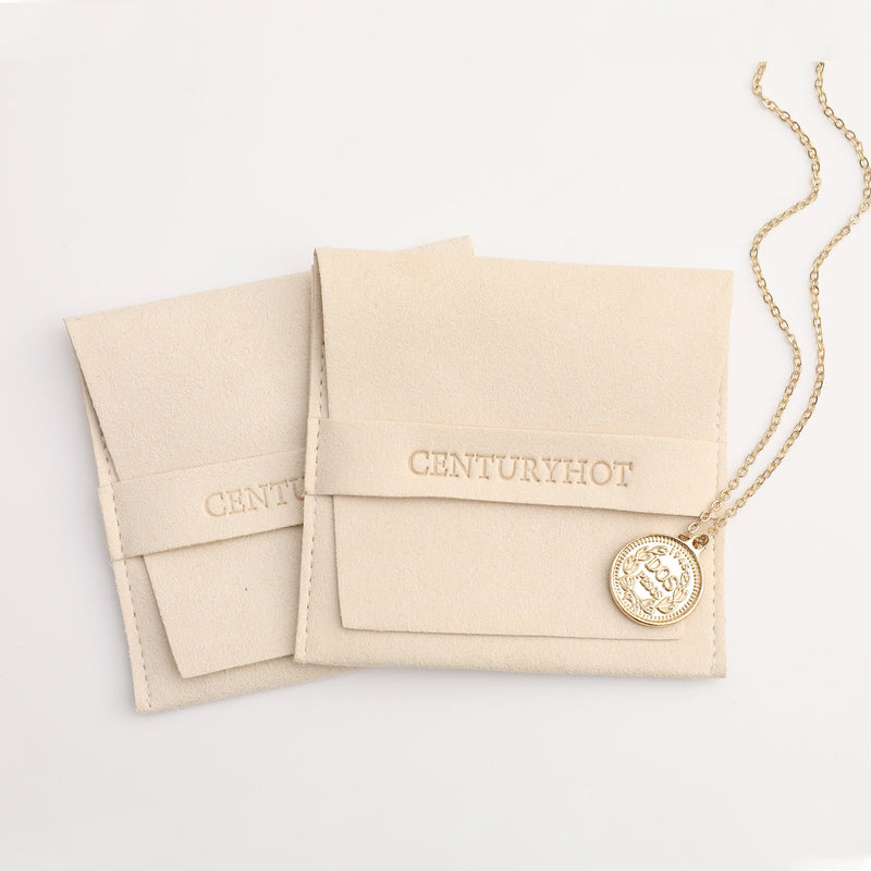 Embossed Logo Microfiber Jewelry Bag - Custom Packaging-zoom-