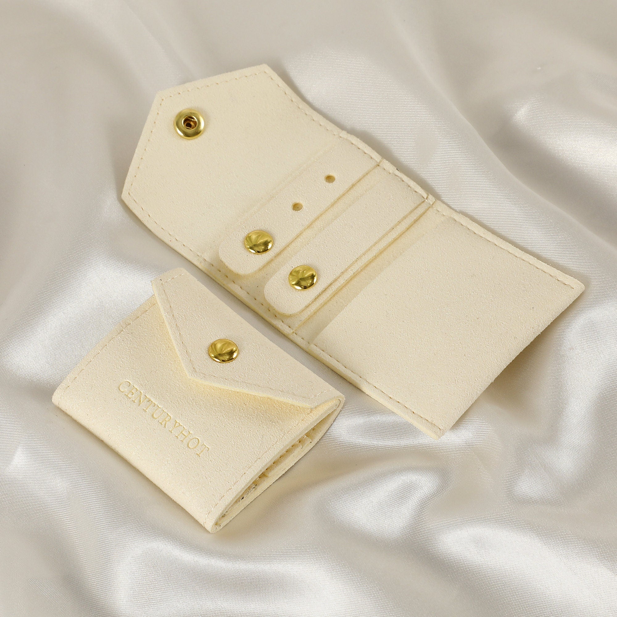 Personalized Microfiber Jewelry Travel Roll - Engraved Mini Storage Bag-zoom-3