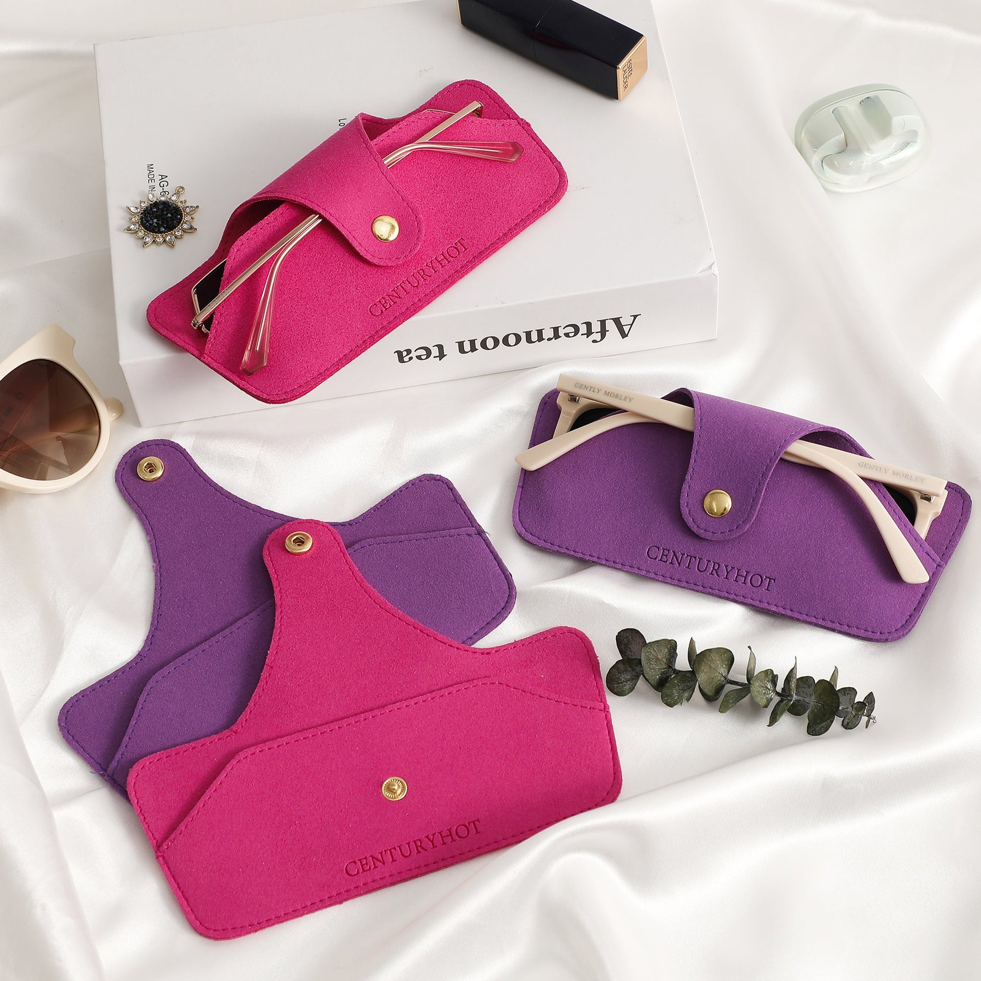 Personalized Sunglasses Bag: Stylish Microfiber Glasses Case, Custom Logo-6
