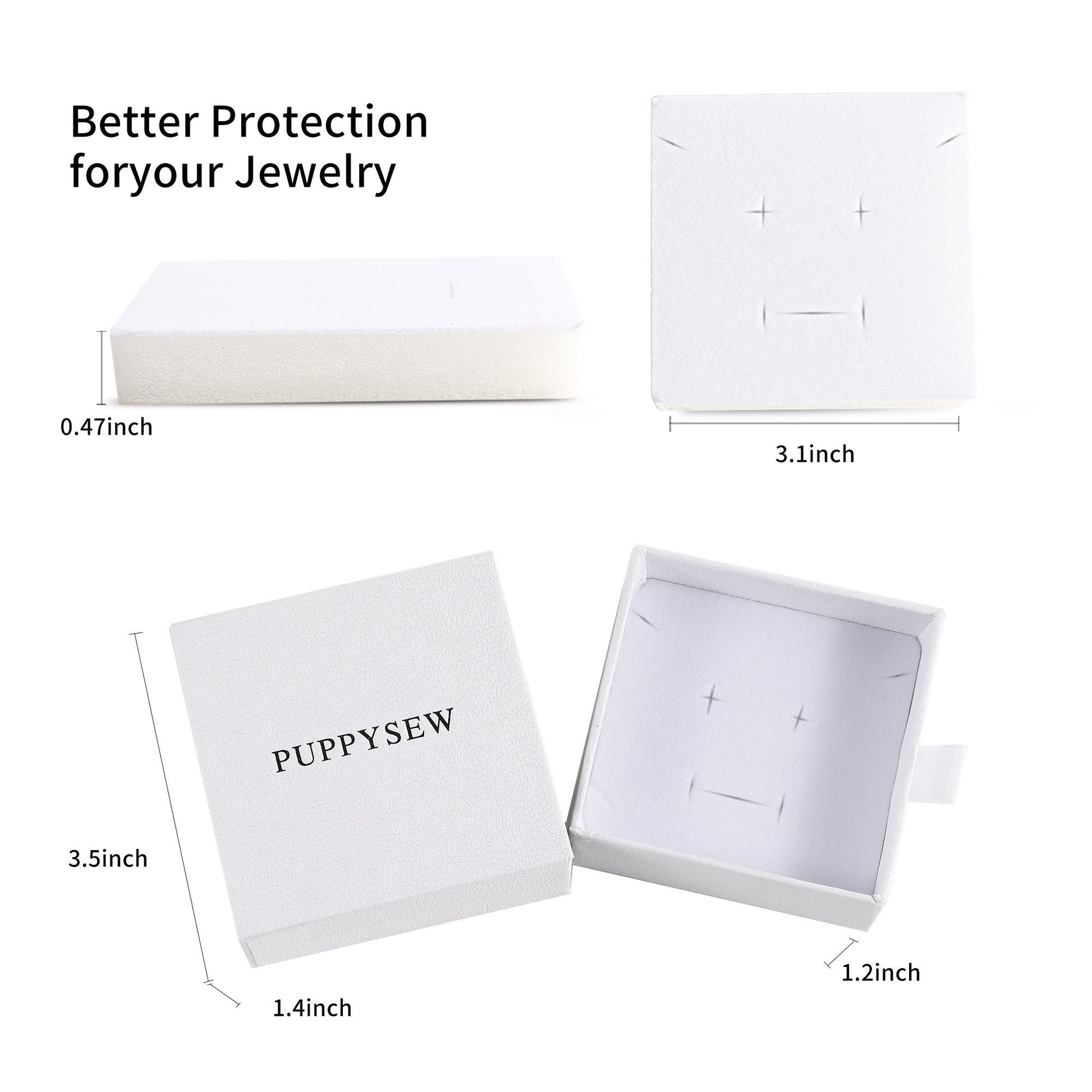 Exquisite Drawer Jewelry Box (9x9x3.5cm) - Personalized Logo Available-10