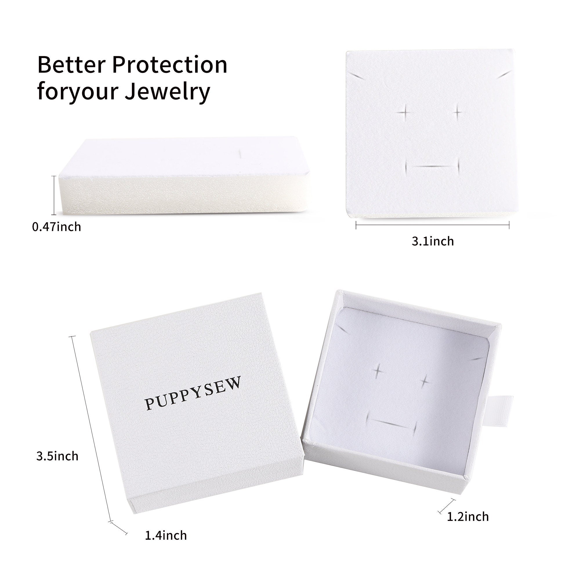 Exquisite Drawer Jewelry Box (9x9x3.5cm) - Personalized Logo Available-zoom-10