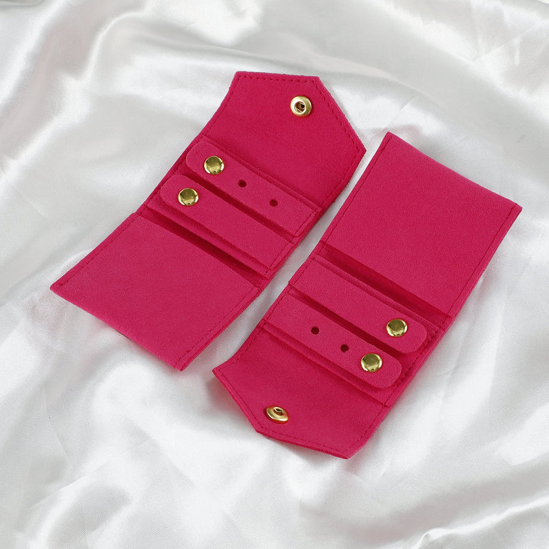 Microfiber Jewelry Storage Bag - Travel Earring, Ring, Necklace Organizer-zoom-