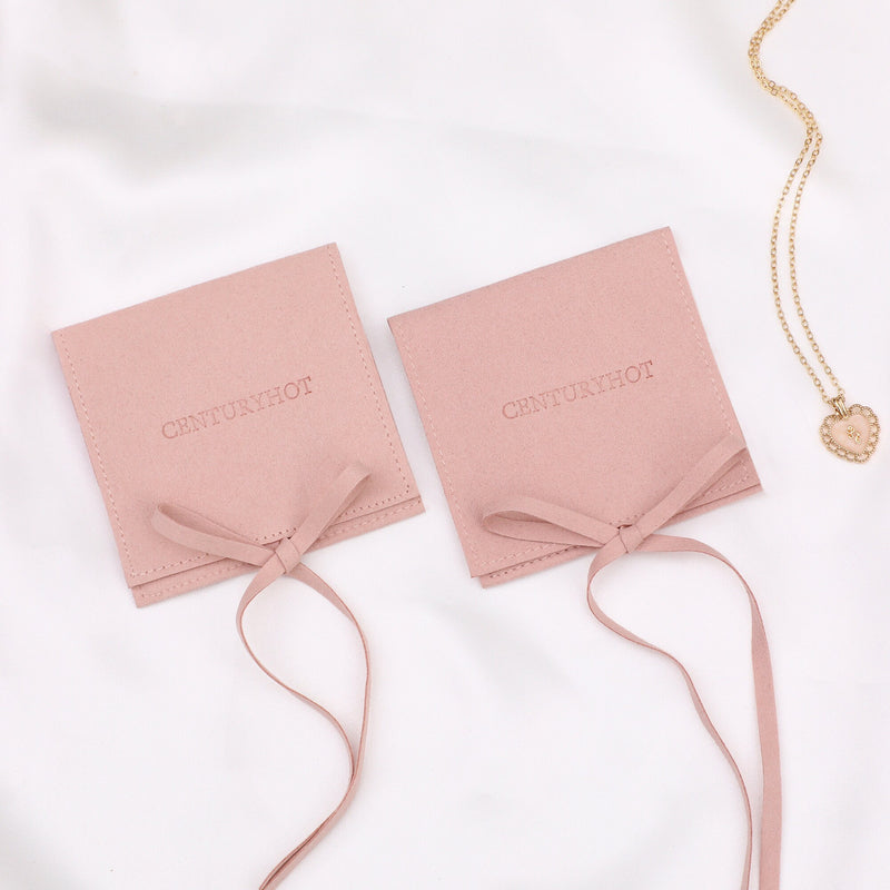 Personalized Microfiber Jewelry Bags: Embossed Logo, Custom Packaging-zoom-