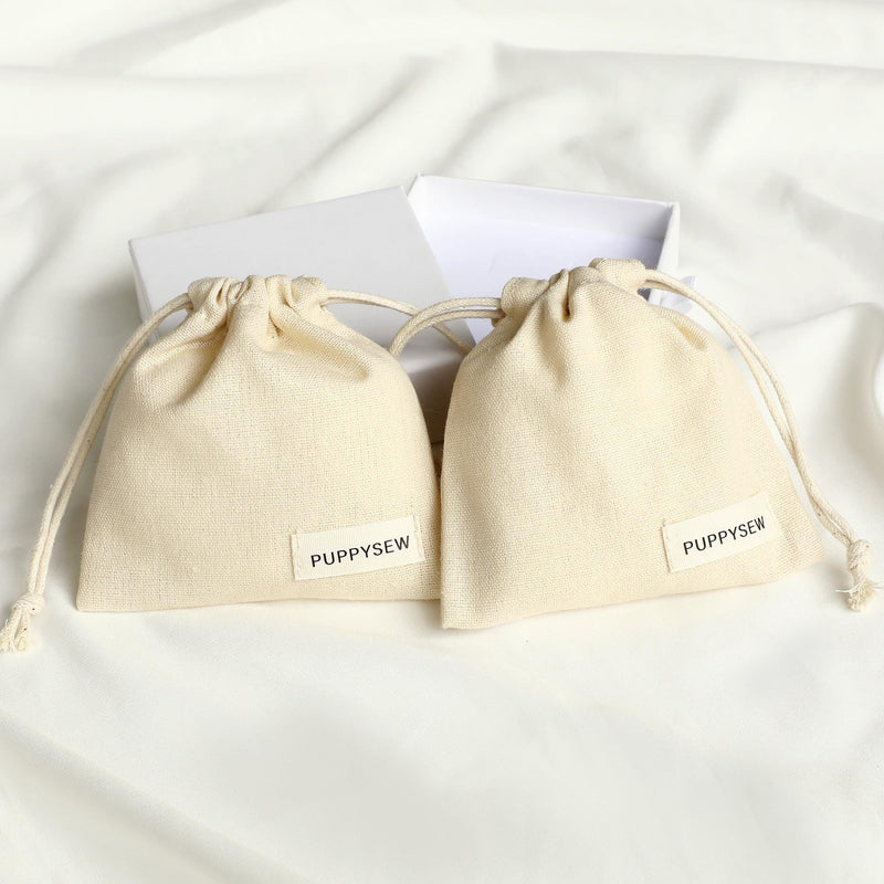 Customizable Cotton Canvas Drawstring Bag: Logo Jewelry Packaging-zoom-