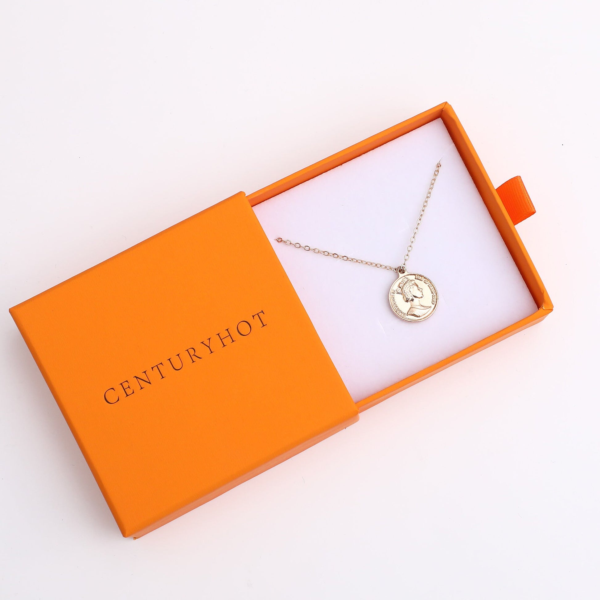 Custom Logo Jewelry Box, Orange Drawer Style (50pc)-2