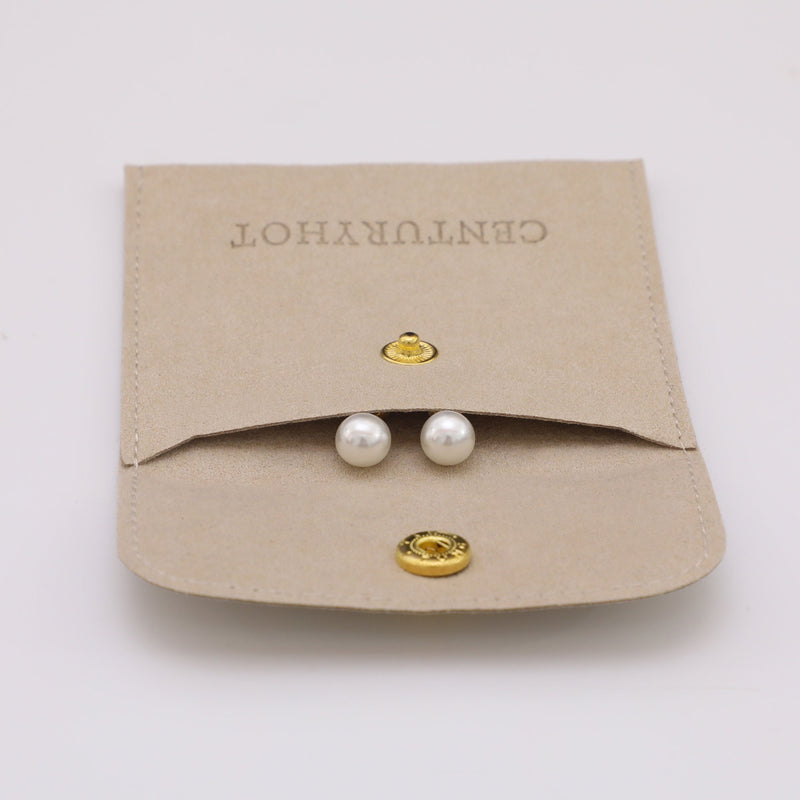 Custom Logo Jewelry Box with Suede Pouch, Bulk Packaging-zoom-