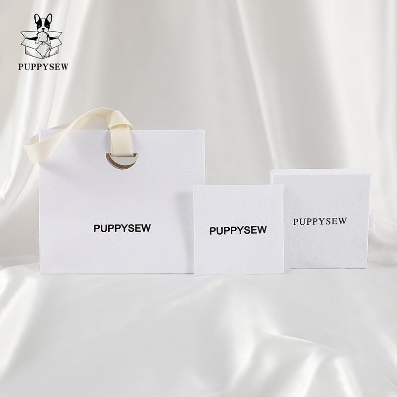 Customizable Jewelry Packaging Set, Paper Box, Bag, Polishing Cloth-2