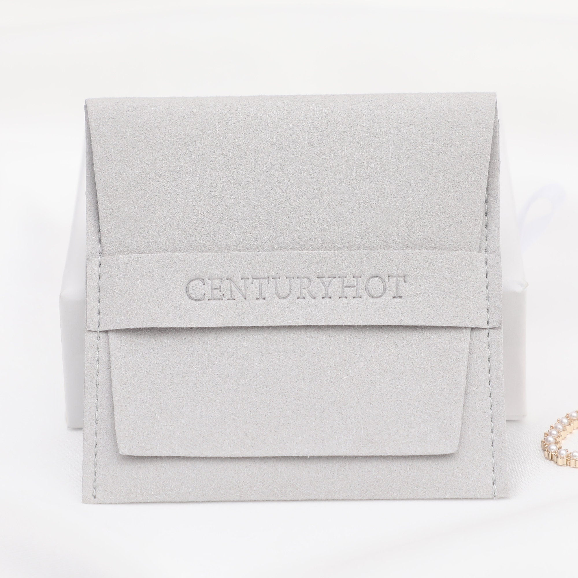 Personalized Microfiber Jewelry Bag, Custom Logo Packaging (50 Pieces)-zoom-4