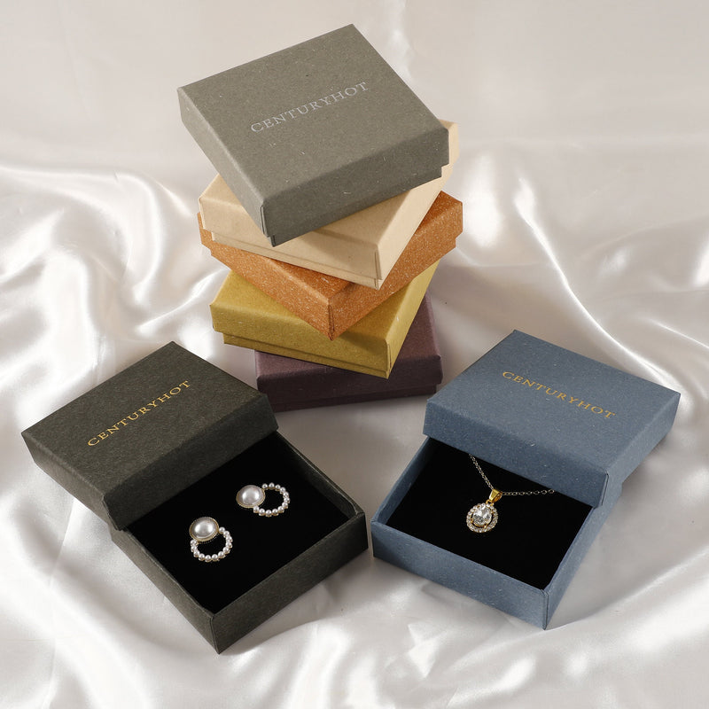 Custom Logo Jewelry Box - Necklace, Earrings, Ring Packaging-zoom-