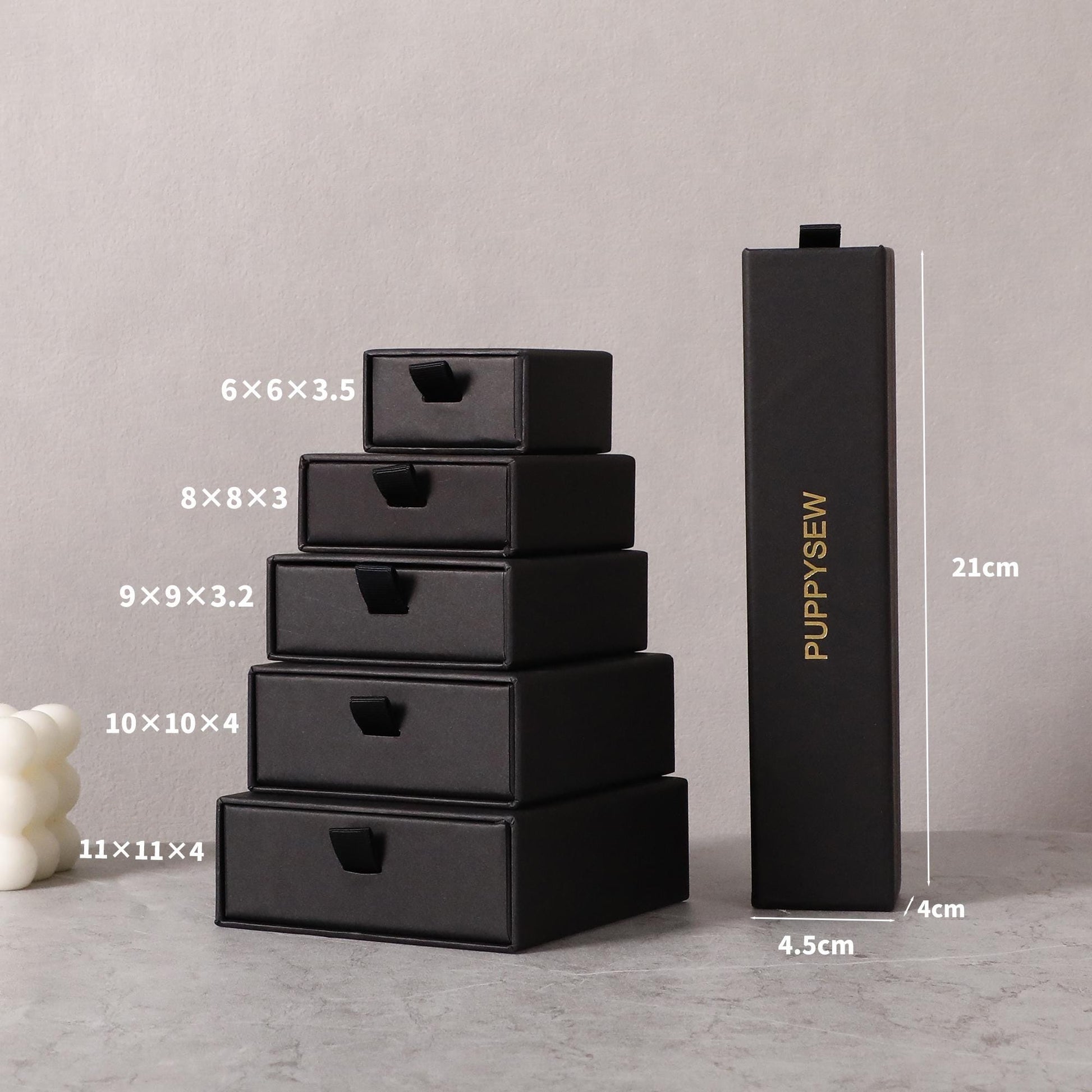 Custom Logo Jewelry Gift Boxes – Small Drawer-Type Packaging-10