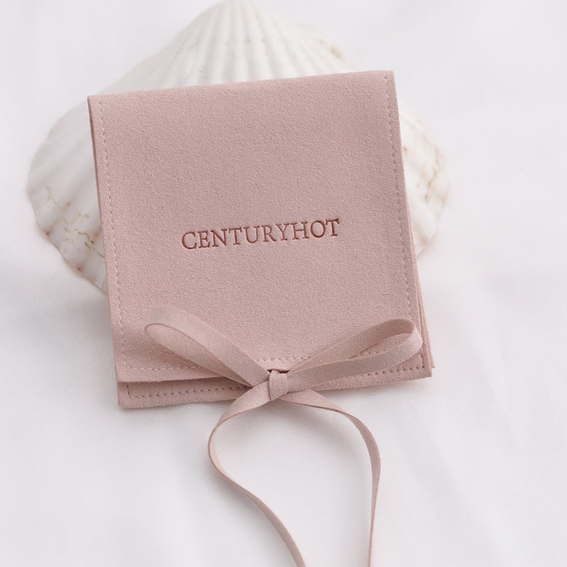 Personalized Microfiber Jewelry Bags, Embossed Logo Packaging-zoom-