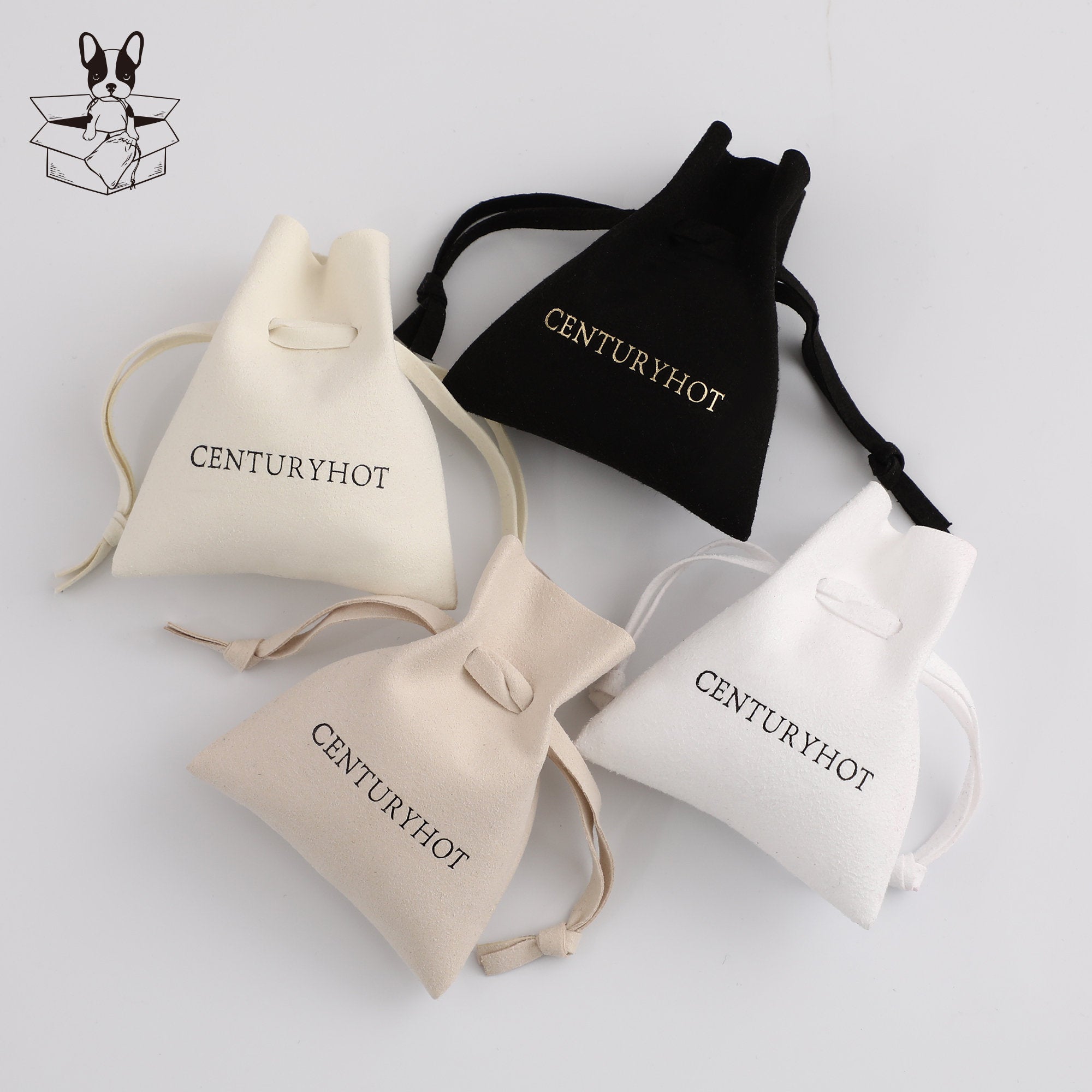 Custom Logo Microfiber Jewelry Pouch - Wedding Favor Packaging-zoom-4
